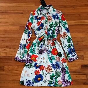 Zara Woman Floral Print Dress